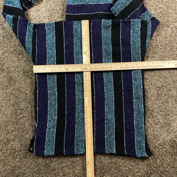 Mr Baja Hippie Surfer Beach Hipster Mexican Hoodie Pullover Size L - Picture 6 of 6